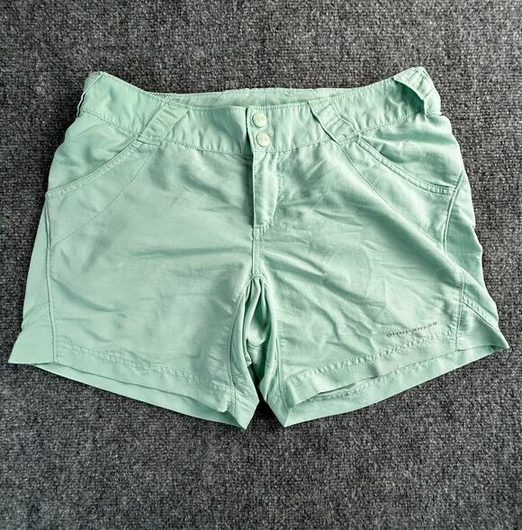 Columbia Pants - Columbia PFG Women's Omni-Shade Mint Fishing Shorts Size S UPF Stretch